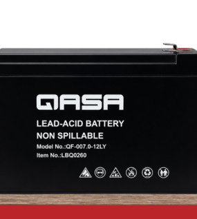 Qasa 12V 7Ah Lead-Acid Rechargeable Fan Battery | QBT-0070A 12V