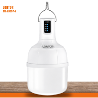 Lontor Rechargeable LED Emergency Bulb 7W - CTL-EB057-7 with USB Charging and SOS Flashlight – 2400mAh Lontor Rechargeable LED Emergency Bulb 7W - CTL-EB057-7 with USB Charging and SOS Flashlight – 2400mAh