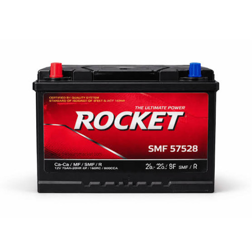 Rocket 75Ah 12V Car Battery
