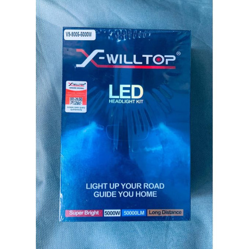 High-intensity Head Lamp X-WILL TOP LED Bulb (9005) 2pin with superior brightness, energy efficiency, and durable design.