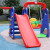 3-in-1 Children's Playground Slide, Swing, and Basketball Hoop Set