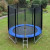 6ft Trampoline with Ring Enclosure System for Children
