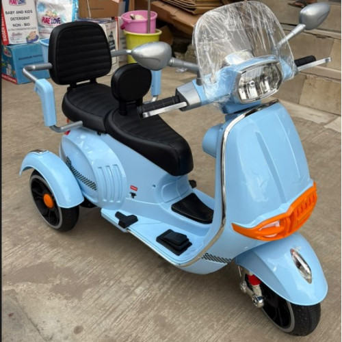 Double Seat Children Electric Bike for Kids Outdoor Play and Riding