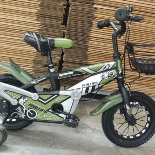 Size 12 Children Bicycle with 12-Inch Wheels for Young Riders