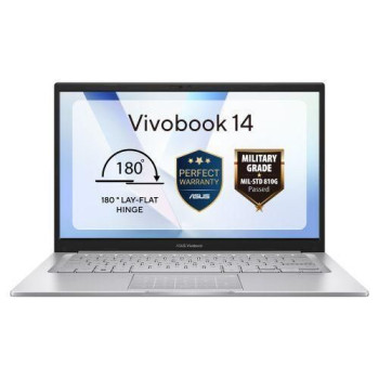 ASUS VIVOBOOK 14 INTEL CORE 5 -120U  UP  TO 5.0GHZ,  8GB RAM , 512 SSD RAM, 14.0 FHD , BACKLIT KEYBOARD , COOL SILVER COLOUR, FACTORY INSTALLED WIN 11 90NB13U2-M00J70, 1 YEAR CHANNEL WARRANTY.
