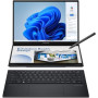 ASUS  ZENBOOK DUO INTEL CORE  UTRA 9 285H   (UP  TO 5.4GHZ),  32GB RAM , 2TB SSD RAM, 14.0 FHD TOUCH  , COOL SILVER COLOUR, FACTORY INSTALLED WIN 11 PN: 90NB14X1-MOO780, 1 YEAR CHANNEL WARRANTY