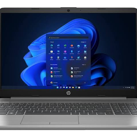 HP 250RG10 laptop with Intel Core i3 up to 4.5GHz, 8GB RAM, 512GB SSD, 15.6” display, backlit keyboard, Windows 11 Pro, turbo silver color, 1-year warranty