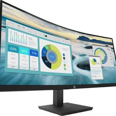 HP P34hc G4 34-Inch WQHD USB-C Curved Monitor 21Y56AA