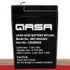 Qasa Lead-Acid Battery QBT-0045A6V Available Online at Tradezone.ng