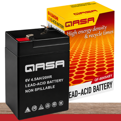 Qasa Lead-Acid Battery QBT-0045A6V Available Online at Tradezone.ng