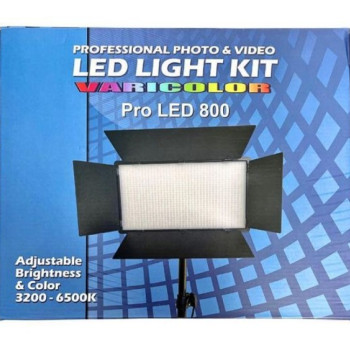 Varicolor Pro LED 800 Professional Photo & Video Light Kit