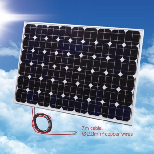 Qasa 100W Monocrystalline Solar Panel QSP-100W18 with durable design, high conversion efficiency, and reliable off-grid power solution