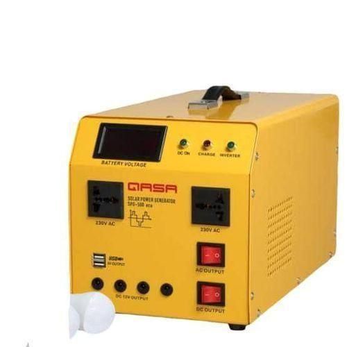 Qasa Solar Power Generator SPG-500 eco with efficient solar charging, portable design, long-lasting battery, and eco-friendly energy solution