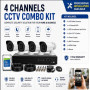 4 Channels CCTV Combo Kit