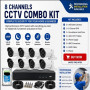 8 Channels CCTV Combo Kit