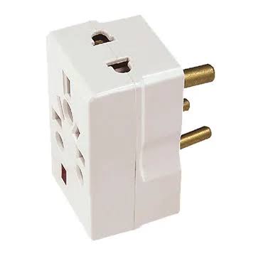 15A Multi-Socket Fused Extension With Indicator Light Available Online at Tradezone.ng
