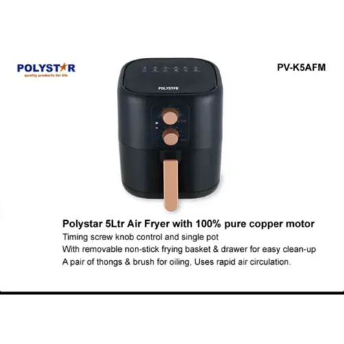 Polystar PV-K5AFM 5 Liters Healthy Air Fryer