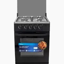Midea 50x55 Freestanding Gas Cooker 5055-3G007-B | Black
