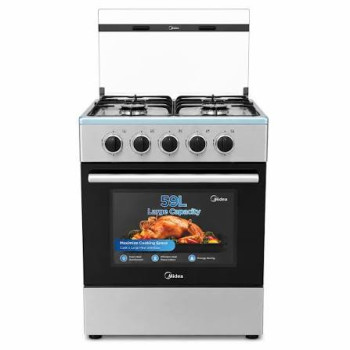 Midea 50x55 Freestanding Gas Cooker 5055-4G082-S | Silver
