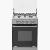 Midea 50x55 Freestanding Gas Cooker 5055-4G057-B | Black