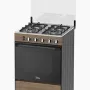 Midea 60x60 Freestanding Gas Cooker 6060-4G057-WD | Wooden Finish