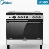 Midea 90x60 Gas Cooker 9060-5G080-C | 5+1 WOK Burner