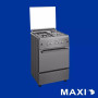 Maxi 60X60 3+1 Burner Gas Cooker | MAXI 6060 M4 Inox