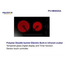 Polystar Double Burner Infrared Cooker PV-HB302GA