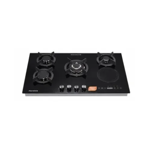 Polystar 90CM 4 Burner 1 Electric Built-In Gas Hob PV-HBG804G1E