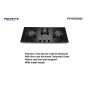 Polystar 3 Burner Built-In/Inbuilt Gas Hob With Tempered Glass | PV-JY3802