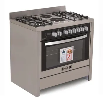 Scanfrost 4 Gas 2 Electric Oven and Grill Cooker | SFC9423SS