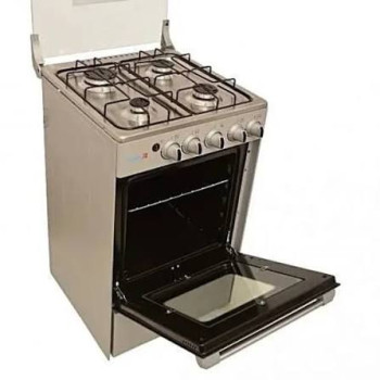 Scanfrost 50x50cm 4 Gas Burner Cooker With Oven Grey |  SFC5401S