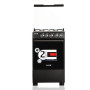 Scanfrost 50x50cm 4 Gas Burner Cooker With Oven And Grill  Black | SFC5402B