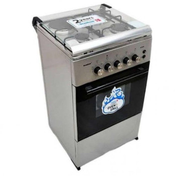 Scanfrost 50X55CM 3 Gas burners and 1 Electric Hot Plate (3by 1) Gas Cooker | SFC 5312S