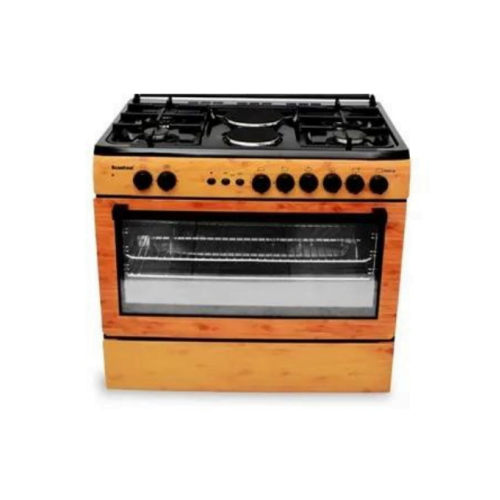Scanfrost 60×90 4 Gas Burner + 2 Hot Plate Gas Cooker with Gas Oven SFC9425NGF