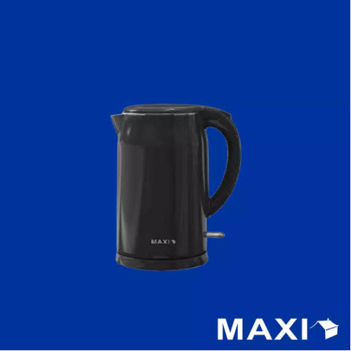Maxi 1.5 Litres Electric Kettle 2000W Black MAXIKT17M301 Available Online at Tradezone.ng