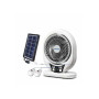 Duravolt 7 Inches 3 In 1 Rechargeable Table Fan, Solar Panel, LED Bulbs DRF-607 High Speed