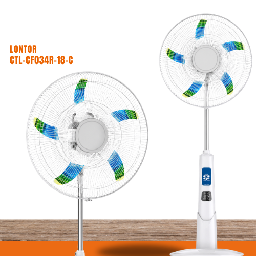 LONTOR 18 Inches Rechargeable Fan With Remote Available Online in Nigeria at Tradezone.ng