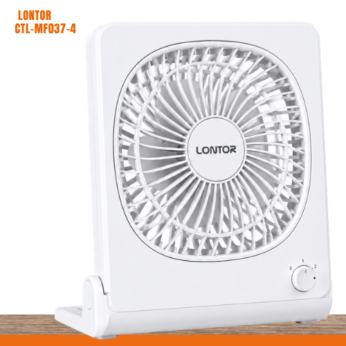 LONTOR 6 Inches Rechargeable Table Fan CTL-MF037-6 Available Online in Nigeria at Tradezone.ng