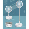 LONTOR 7 Inches Rechargeable Stretchable Standing & Table Fan | CTL-MF028-7
