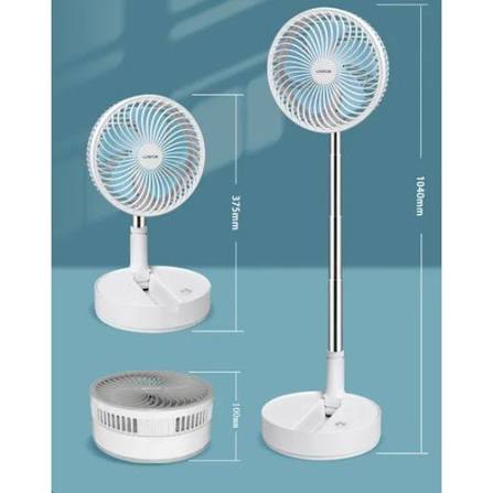LONTOR 7 Inches Rechargeable Stretchable Standing and Table Fan CTL-MF028-7 Available Online at Tradezone.ng