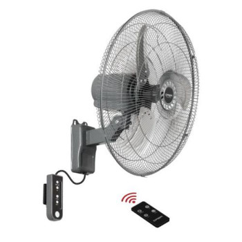 Qasa 18" AC/DC energy saving Wall Fan with Remote Control – QWF-1801acdc (non-rechargeable)