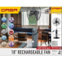 Qasa 18" Rechargeable Fan | QRF-8918 Jazz