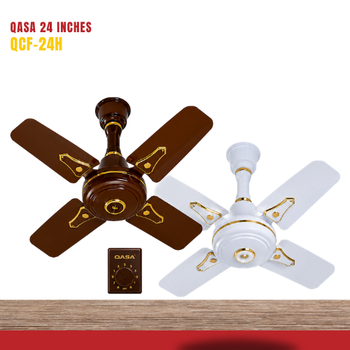 Qasa 24 Inches Short Blade Ceiling Fan QCF-24H Available Online at Tradezone.ng