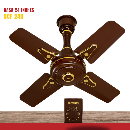Qasa 24 Inches Short Blade Ceiling Fan QCF-24H Available Online at Tradezone.ng
