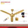 Qasa 56 Inches AC/DC Solar Ceiling Fan QCF-56 Available Online in Nigeria at Tradezone.ng