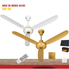 Qasa 56 Inches Ac/Dc Solar Ceiling Fan | QCF-56 Qasa 56 Inches Ac/Dc Solar Ceiling Fan | QCF-56
