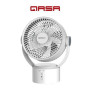 Qasa 9" Rechargeable Fan Table and Wall Fan QRF-2829