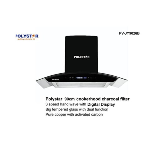Polystar PV-JY9026B 90CM Digital Cooker Range Hood
