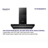 Polystar 90cm Digital Island Hood With Voice Control | PV-NY900Z5IHVC
